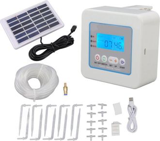 OEM Kit De Riego Autom&aacute;tico Por Microgoteo, Kit De Riego Autom&aacute;tico Con Temporizador Programable, Pulverizador De Riego Autom&aacute;tico Solar Multifuncional, S