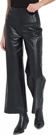 Lyss&eacute; Grommet Pocket Vegan Pant In Black