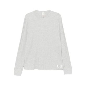 SKIMS Camiseta de manga larga Waffle - Tops - Hombre - Gris - XL
