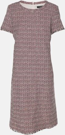 Max Mara Max Mara Multicolor Tweed Midi Dress