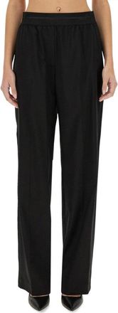 Helmut Lang Straight Leg Pants With Elastic Waistband