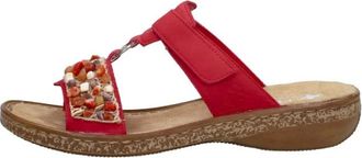 Rieker Open Teen - Dames - Sandalen - Rood - 42 EU - Schoenen