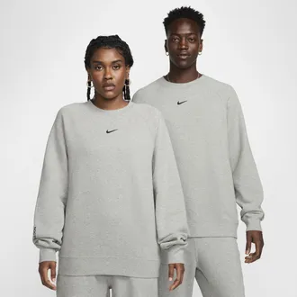 Nike Mens NOCTA Fleece CS Crew in Grey | FN8160-063