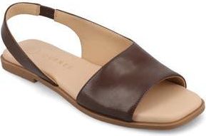 Journee Collection Brinsley Slingback Sandal in Brown Pu at Nordstrom Rack, Size 9.5