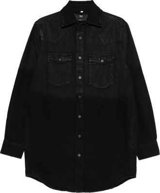 3x1 Shirts - Dames - Overhemden - Zwart - 2XS - Overhemden