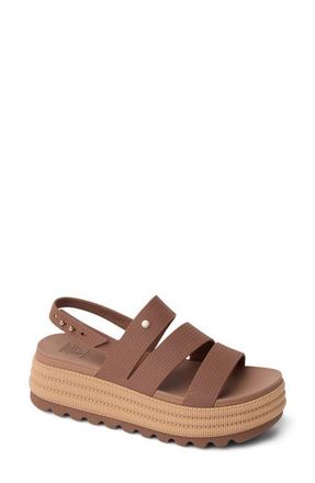 Reef Water Vista Hi Sandal in Chocolate at Nordstrom, Size 10