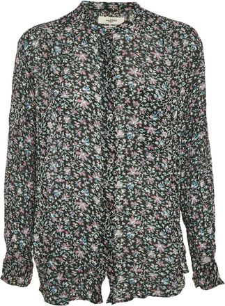 Isabel Marant Blouse met abstracte print - Groen