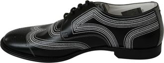 Dolce & Gabbana Mens Oxford Black Leather