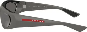 Prada Unisex 0ps B03s Sunglasses - Prada Acetate Grey Accessories