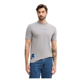 Karl Lagerfeld Hombre, Camisetas, Gris, Talla: S