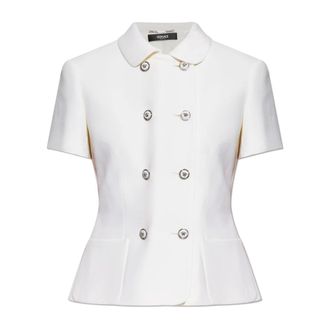 Versace Donna, Giacche, Bianco, XS, new