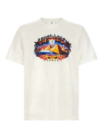 Casablanca tourism print t-shirt