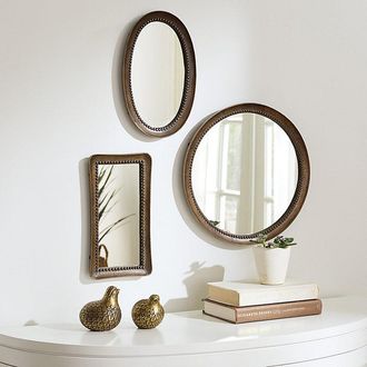 Ballard Designs Mini Beaded Mirrors - Rectangle - Ballard Designs