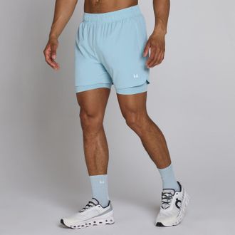 MyProtein Short Training 2 en 1 de 5 para hombre de MP - Ice - XS
