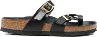 Birkenstock Mayari HEX - Dames - Sandalen - Zwart - 36 EU - Leer - Schoenen