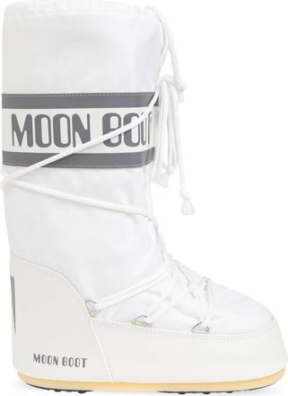 Moon Boot Icon Nylon Sneeuwlaarzen - Dames - Winterlaarzen - Wit - 42 EU - Nylon - Schoenen