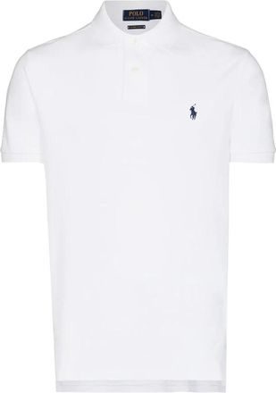 Polo Ralph Lauren Custom Slim Fit Katoenen Mesh Poloshirt - Heren - Polos - Groen - 2XL - Katoen - Tops