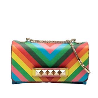 Valentino Pre-owned Shoulder Bag - Dames - Pre-owned - Veelkleurig - Maat: ONE Size Zijde