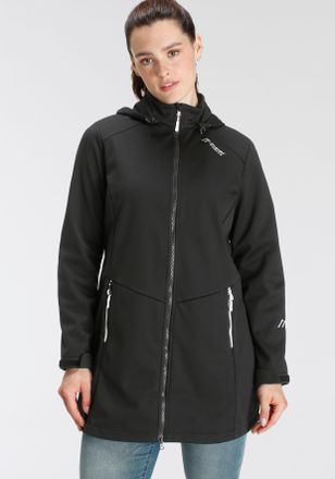 Maier Sports Softshellparka MAIER SPORTS Softshellmantel Damen, Damen, Gr. 48, schwarz, Obermaterial: 100% Polyester, Jacken Softshellparka, auch in grossen Gr&ouml;sse