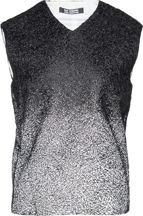 Raf Simons Gilet con effetto sfumato - Nero