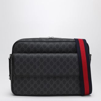 Gucci Black GG Supreme fabric shoulder bag