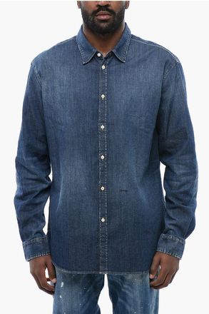 Dsquared2 Relaxed Fit Chambray Shirt size 48