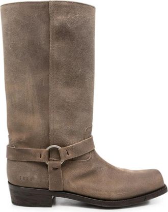 Golden Goose Taupe Suede Boots