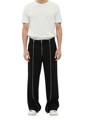 Jil Sander Black High Rise Trousers