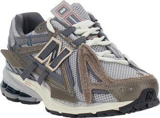 New Balance Unisex Sneakers 1906a Grey Tech Fabric Synthetic-Mesh Trainers Synthetic/mesh