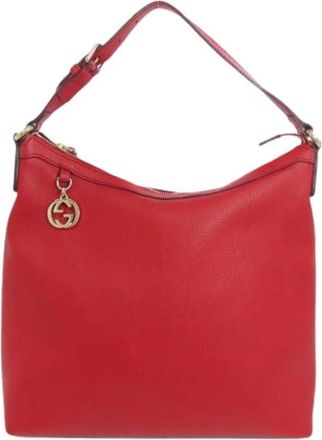 Gucci Pre-owned Shoulder Bags, female, Red, Size: ONE SIZE Pre-owned Shoulder Bag