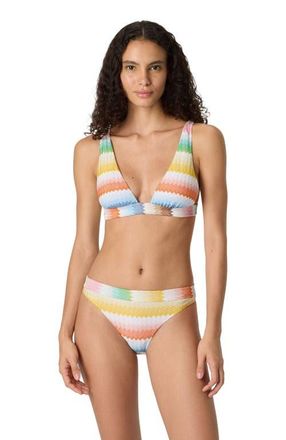 Missoni Bralette Bikini With D&eacute;grad&eacute; Zigzag Pattern in Multicoloured at Nordstrom, Size 42 It