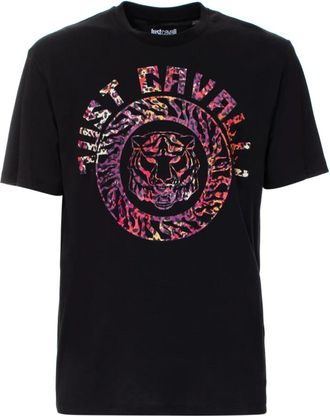 Just Cavalli T-shirts en Polos Zwart - Heren - T-shirts - Zwart - XS - Tops