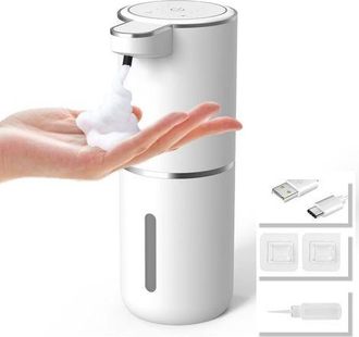 OEM Dispensador Autom&aacute;tico De Jab&oacute;n, De Pared O De Mesa, 4 Niveles De Ajuste, Infrarrojo, Ideal Para El Hogar, La Oficina O El Bar, Recargable Por Usb