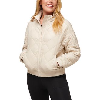 Travis Mathew Lights at Night Quilted Jacket in Pumice Stone at Nordstrom Rack, Size X-Large