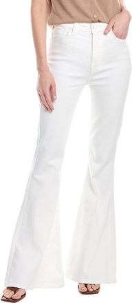 7 For All Mankind Mega Clean White Flare Jean