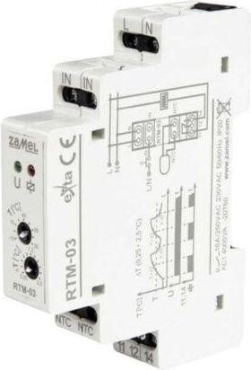 OEM Controlador De Temperatura De 10 A 90 Grados C, M&oacute;dulo &Uacute;nico, Con Ajuste De Hist&eacute;resis 0252 Grados C Rtm03 Ext10000251