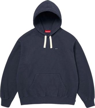 SUPREME SS26 Small Box Drawcord Hooded Sweatshirt Navy SUP-SS26-021-NVY