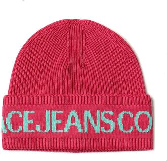 Versace Jeans Couture Knitted Beanie With Logo