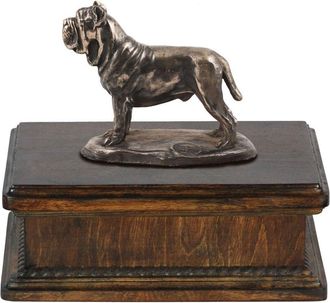 OEM Mast&iacute;n Napolitano, Mastino Napoletano - Urna Para Cenizas De Perro, Urna Cl&aacute;sica Con Estatuilla, Urna Elegante Con Perro De Art-dog
