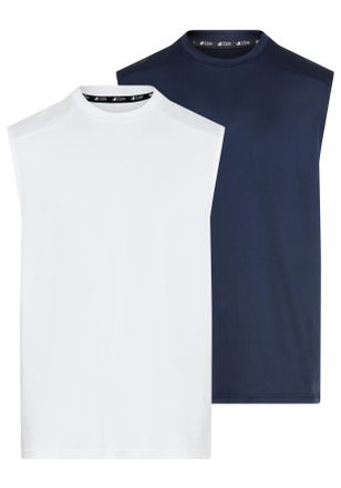 Ocean Sportswear Funktionsshirt OCEAN SPORTSWEAR atmungsaktiv, quick-dry, Herren, Gr. 4XL (68/70), wei&szlig;, marin, Jersey, Obermaterial: 92% Polyester, 8% Elasthan, unifa