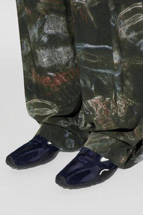 Balenciaga Monday Ultra Sports Shoes, Mens, Navy Blue