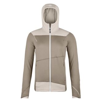Ortovox Fleece Light Hoody - Dames - Windbreakers - Grijs - S - Wol - Fitness