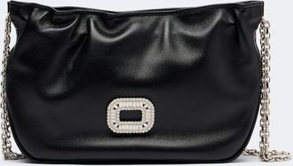 Roger Vivier Pilgrim Micro leather shoulder bag