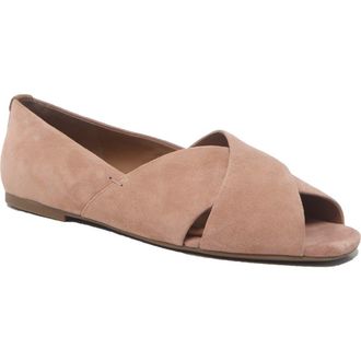 Gentle Souls Whoebe Flat in Mocha Suede at Nordstrom, Size 8.5