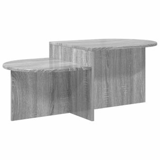 vidaXL Mesa De Caf&eacute; Gris Sonoma 100 X 50 X 40 Cm Madera De Ingenier&iacute;a Vidaxl