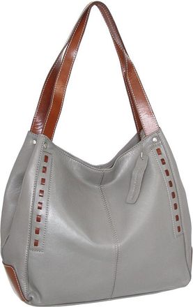 Nino Bossi Alyssa Durable Leather Satchel