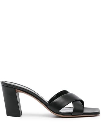 PARIS TEXAS Mules Dafne 70mm - Nero