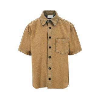 C.9.3 Suede-effect fabric shirt Man XL