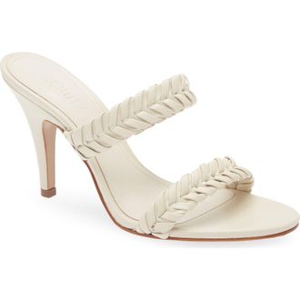 Schutz Cipri Slide Sandal in Sugar White at Nordstrom, Size 10.5