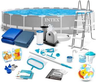 OEM Piscina De Jard&iacute;n Con Estructura 610 X 132 Cm 21 En 1 Intex 26756